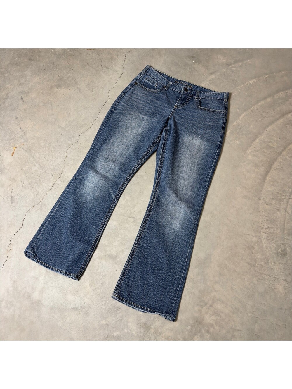 Vintage Y2K Maurices Bootcut Jeans Womens 7/8 Short Western